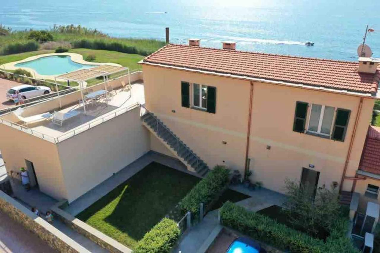 Incanto Sul Mare Con Enorme Terrazza E Piscina Cervo Zewnętrze zdjęcie